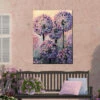 Artistic Allium Outdoor Wall Art