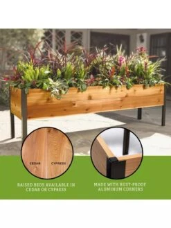 Elevated Planter Box, 2' X 8' -Garden Care Shop 8610895 3