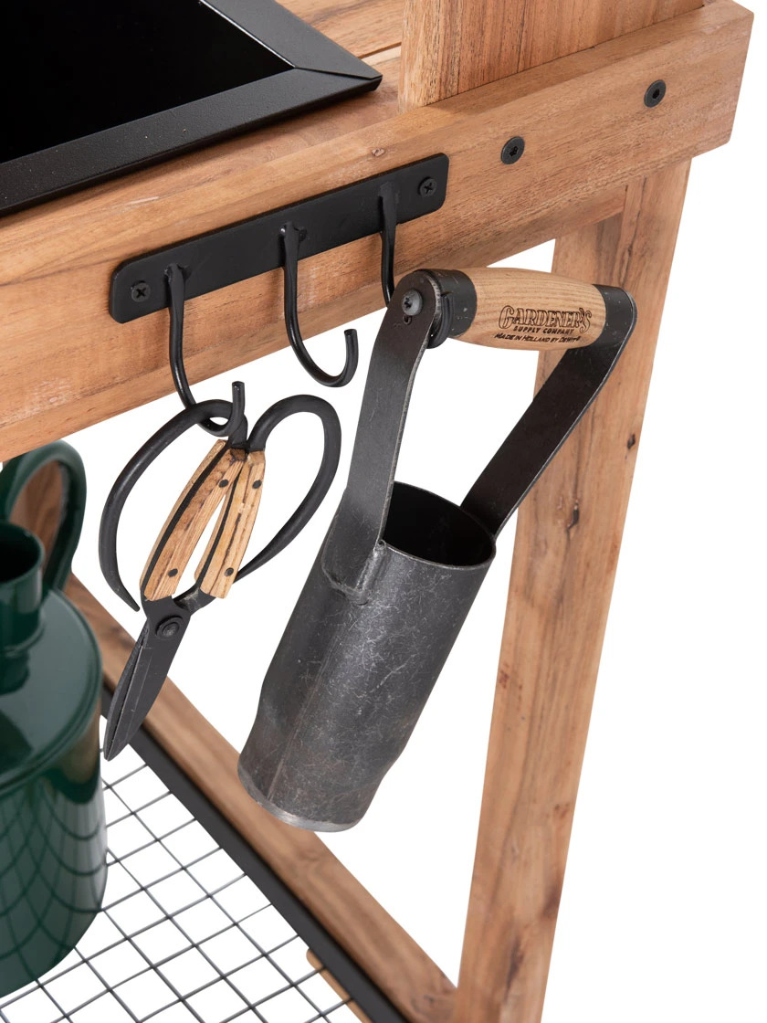 Dynamic Acacia Potting Bench With Soil Reservoir 6 Dynamic Acacia Potting Bench With Soil Reservoir - Image 6