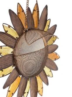 Glass Petal Sunflower Bird Feeder -Garden Care Shop 8611063 0724 tif
