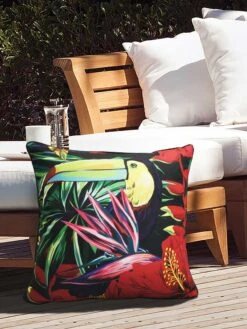 Outdoor Decor™ Floor Pillows, 24" X 24" 9 Outdoor Decor™ Floor Pillows, 24" X 24" -Garden Care Shop 8611118 105v trfl outdoor floor deco pillow 24x24 tropical flowers