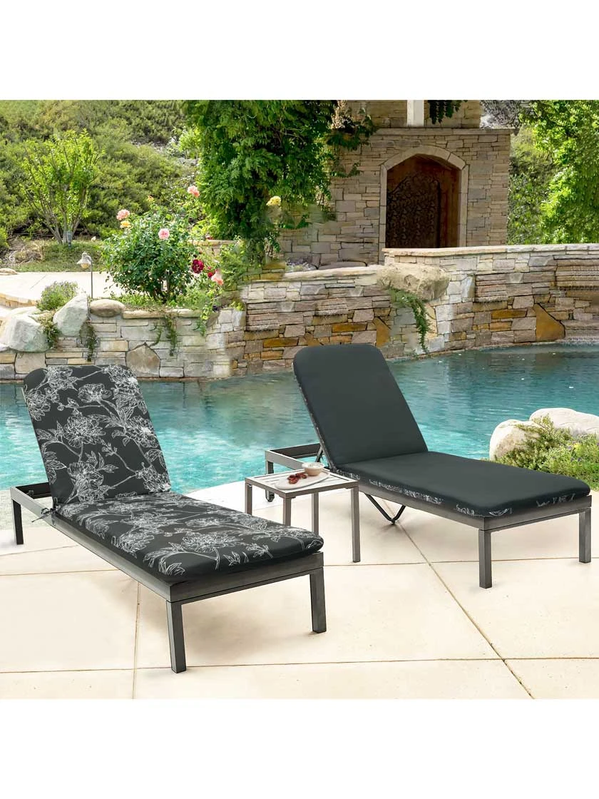 Outdoor Decor™ Chaise Lounge Cushions, 22" X 73" 4 Outdoor Decor™ Chaise Lounge Cushions, 22" X 73" - Image 4