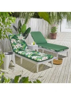 Outdoor Decor™ Chaise Lounge Cushions, 22" X 73" 12 Outdoor Decor™ Chaise Lounge Cushions, 22" X 73" -Garden Care Shop 8611127 106v grli outdoor chaise lounge cushion 22x73 green lily