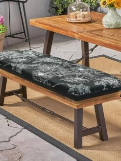 Outdoor Decor™ Bench Cushions, 18" X 48" -Garden Care Shop 8611128 110V BKF tif