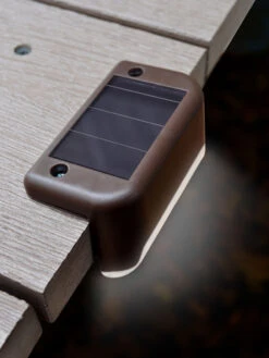 Solar Powered Deck Light, Pack Of 4 6 Solar Powered Deck Light, Pack Of 4 -Garden Care Shop 8611346 02v