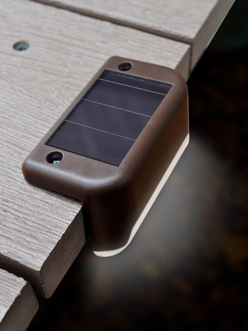 Solar Powered Deck Light, Pack Of 4 3 Solar Powered Deck Light, Pack Of 4 - Image 3