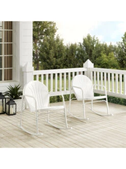 Crosley Griffith 2-piece Outdoor Rocking Chair Set 19 Crosley Griffith 2-piece Outdoor Rocking Chair Set -Garden Care Shop 8611577 wt 40v