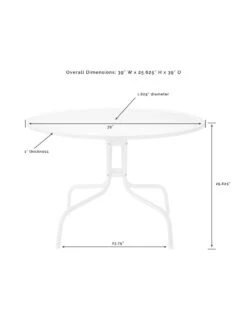 Crosley Tulip 5-piece Outdoor Dining Set 28 Crosley Tulip 5-piece Outdoor Dining Set -Garden Care Shop 8611578 09v