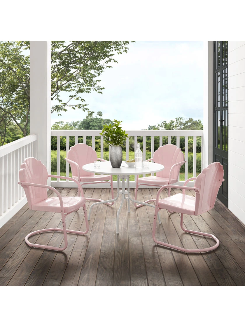 Crosley Tulip 5-piece Outdoor Dining Set 6 Crosley Tulip 5-piece Outdoor Dining Set - Image 6