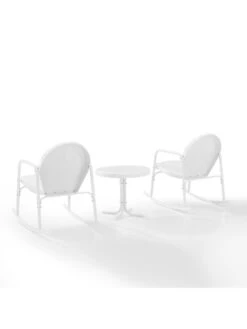 Crosley Griffith 3-piece Outdoor Rocking Chair Set 26 Crosley Griffith 3-piece Outdoor Rocking Chair Set -Garden Care Shop 8611588 wt 40v