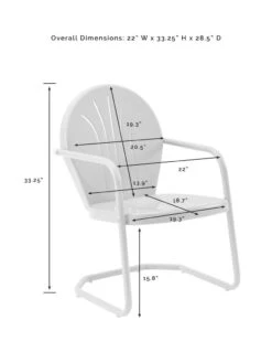 Crosley Griffith 3-piece Outdoor Bistro Set 31 Crosley Griffith 3-piece Outdoor Bistro Set -Garden Care Shop 8611589 07v