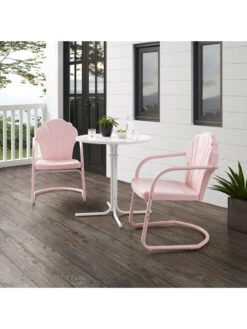 Crosley Tulip 3-piece Outdoor Bistro Set -Garden Care Shop 8611591 pi 17v