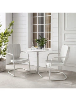 Crosley Ridgeland 3-piece Outdoor Bistro Set -Garden Care Shop 8611594 wt 37v