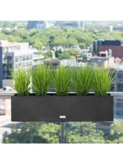 Veradek Metallic Series Railing Planters 25 Veradek Metallic Series Railing Planters -Garden Care Shop 8611610 05v