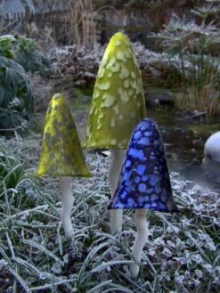 Potting Shed Tinkling Toadstool Sculptures, Set Of 3 12 Potting Shed Tinkling Toadstool Sculptures, Set Of 3 -Garden Care Shop 8611730 win 05v