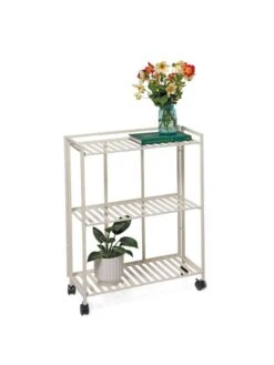 Oslo 2-Tier Plant Stand With Folding Shelves -Garden Care Shop 8611766 4747 tif