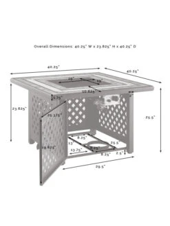 Crosley Tucson Fire Table 15 Crosley Tucson Fire Table -Garden Care Shop 8611947 11v