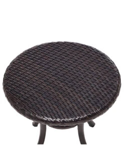 Crosley Palm Harbor Outdoor Wicker Round Side Table -Garden Care Shop 8611949 06v