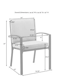 Crosley Kaplan Dining Set -Garden Care Shop 8611954 11v