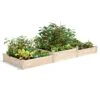 Tall 2-Tier Pine Raised Garden Bed, 4'x12'