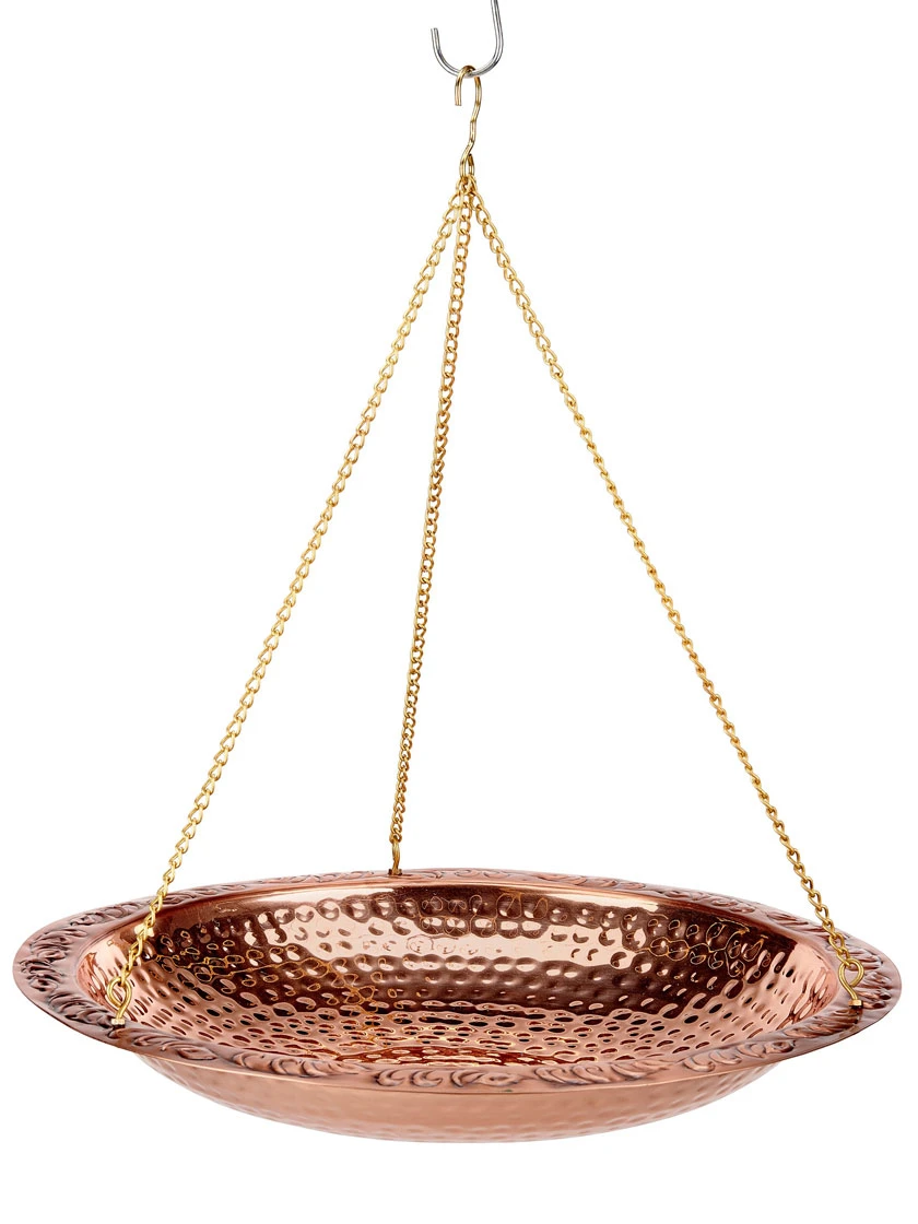 Copper Hanging Birdbath, 18" 3 Copper Hanging Birdbath, 18" - Image 3