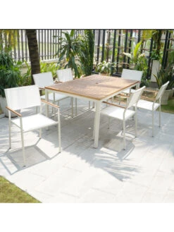 Braylee 7 Pc Outdoor Dining Set -Garden Care Shop 8612276 02v