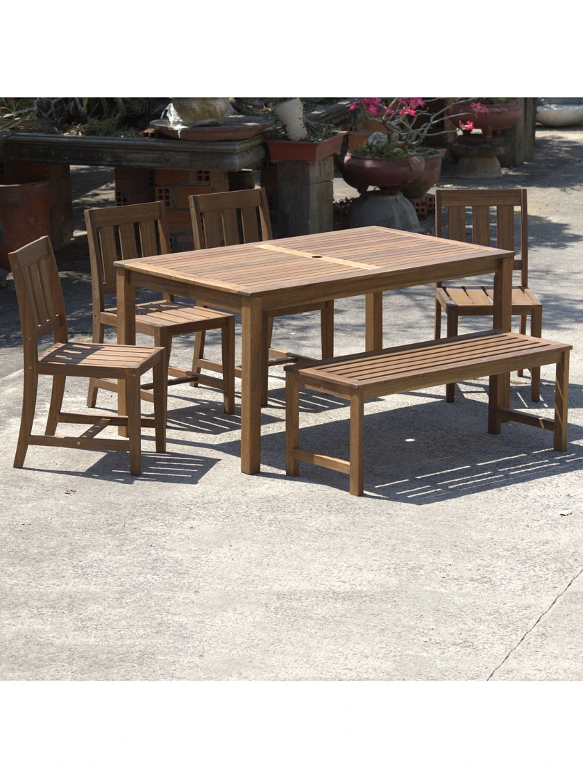 Fontana 6 Pc Outdoor Dining Set 2 Fontana 6 Pc Outdoor Dining Set - Image 2