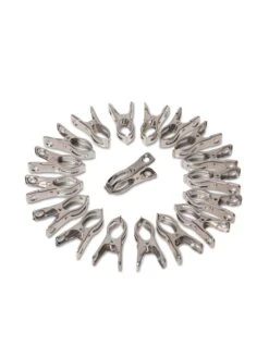 Metal Medium Garden Clips 2.25", Set Of 18 -Garden Care Shop 8612443 0032 metal medium garden clips set of 18