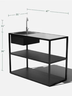 Veradek Stainless Steel Outdoor Kitchen Series Counter Sink 18 Veradek Stainless Steel Outdoor Kitchen Series Counter Sink -Garden Care Shop 8612469 16v 1