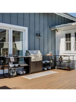 Veradek Stainless Steel Outdoor Kitchen Series Bar Cart -Garden Care Shop 8612471 12v 1