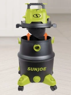 Sun Joe® 12-Gal 1200W 6.5 Pk HP Wet/Dry Shop Vac, HEPA Filtration, Wheeled W/Attachments -Garden Care Shop 8612523 06v
