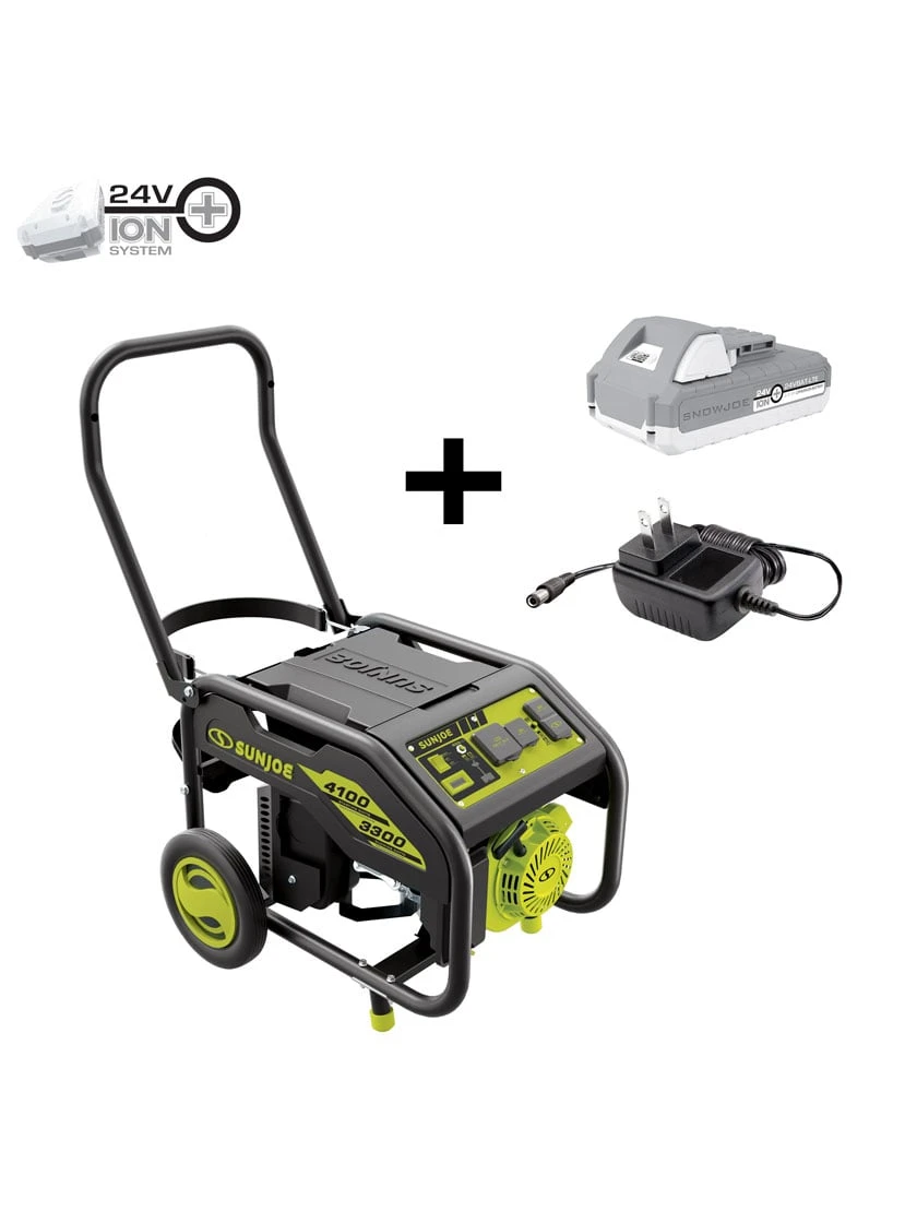 Sun Joe® 4,100/3,300-Running Watt Propane Powered Portable Generator W/24VBattery Starter 3 Sun Joe® 4,100/3,300-Running Watt Propane Powered Portable Generator W/24VBattery Starter - Image 3