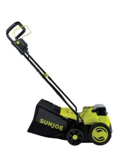 Sun Joe® 48V ION+ Cordless 15-Inch 5-Position Walk-Behind Lawn Dethatcher -Garden Care Shop 8612541 09v