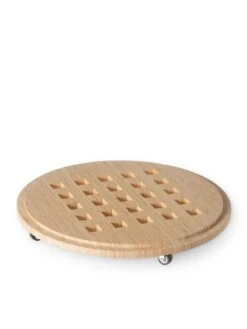Bamboo Plant Caddy Round, 15.75" 8 Bamboo Plant Caddy Round, 15.75" -Garden Care Shop 8612716 204 tif