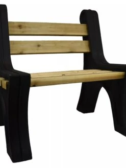 Custom Length Lightweight Indoor Or Outdoor Bench Ends -Garden Care Shop 8612857BK 10V tif