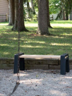 Custom Length Lightweight Indoor Or Outdoor Backless Bench Ends -Garden Care Shop 8612858bk 16v