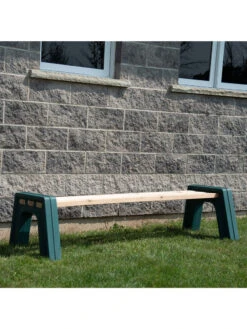 Custom Length Lightweight Indoor Or Outdoor Backless Bench Ends -Garden Care Shop 8612858gr 05v