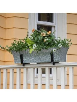 Achla Designs Handrail Flowerbox Bracket Kit For Rail 8 Achla Designs Handrail Flowerbox Bracket Kit For Rail -Garden Care Shop 8612883 03v