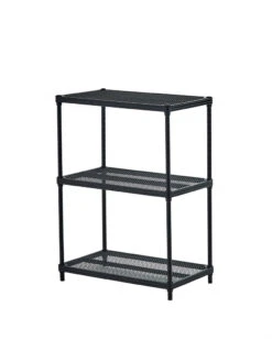MeshWorks © 3 Tier Plant Shelving -Garden Care Shop 8613016 04v meshworks 3 tier plant shelf black