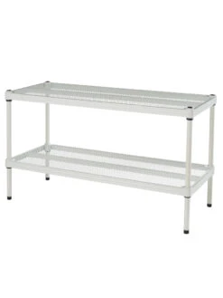 MeshWorks © Stacking Plant Shelves -Garden Care Shop 8613018 02v meshworks stacking plant shelves white