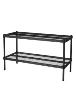MeshWorks © Stacking Plant Shelves -Garden Care Shop 8613018 07v meshworks stacking plant shelves black