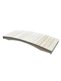 Plank Garden Bridge Unfinished 3' X 10' 7 Plank Garden Bridge Unfinished 3' X 10' -Garden Care Shop 8613097 01v 1