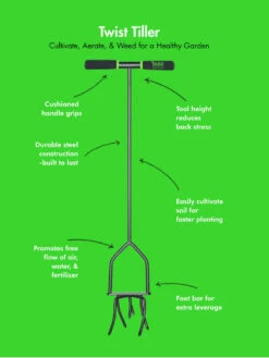 Yard Butler® Twist Tiller 5 Yard Butler® Twist Tiller -Garden Care Shop 8613177 02v