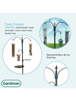 Gardman® Antique Finish Bird Feeding Station -Garden Care Shop 8613186 05v