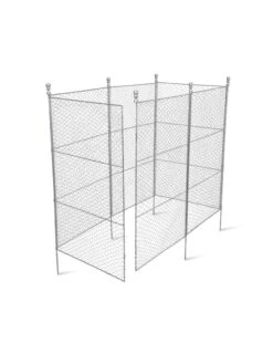 Tall Chicken Wire Critter Fence With Gate -Garden Care Shop 8613260 6052