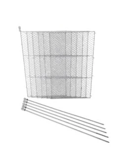 Tall Chicken Wire Critter Fence With Gate -Garden Care Shop 8613260 6107