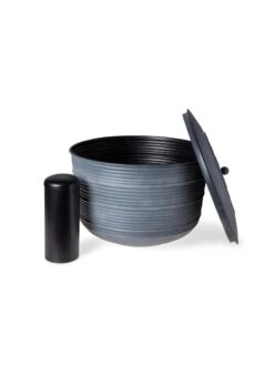 Ribbed Hose Pot With Lid -Garden Care Shop 8613332 5804