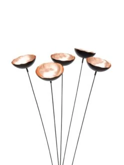 Copper Poppy Sways, Set Of 5 6 Copper Poppy Sways, Set Of 5 -Garden Care Shop 8613342 9215