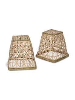 Bamboo Cloche, Set Of 2 19 Bamboo Cloche, Set Of 2 -Garden Care Shop 8613351 4693