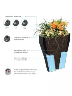 TruDrop One Pinch Planter 37 "Diameter 6 TruDrop One Pinch Planter 37 "Diameter -Garden Care Shop 8613631 06V 3 4 2